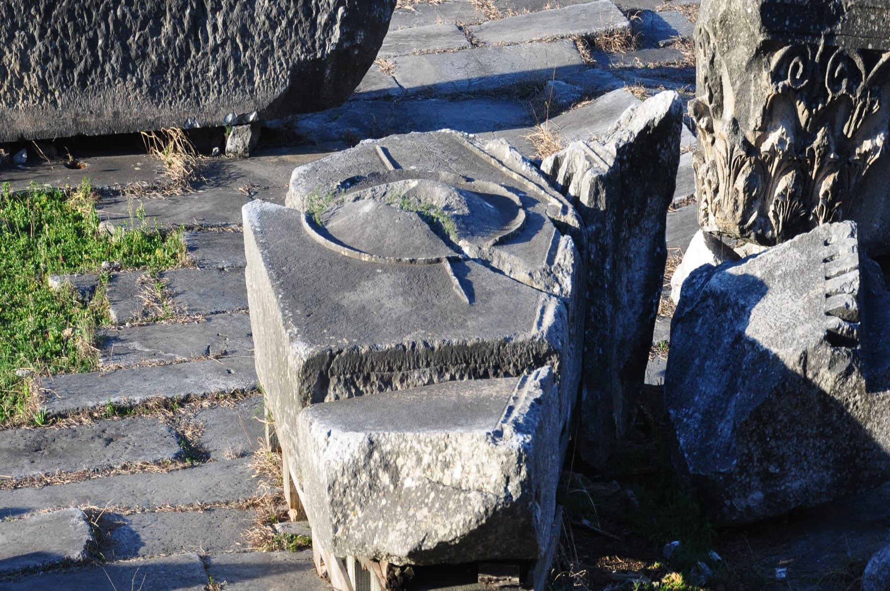 Shield and Spear Pediment