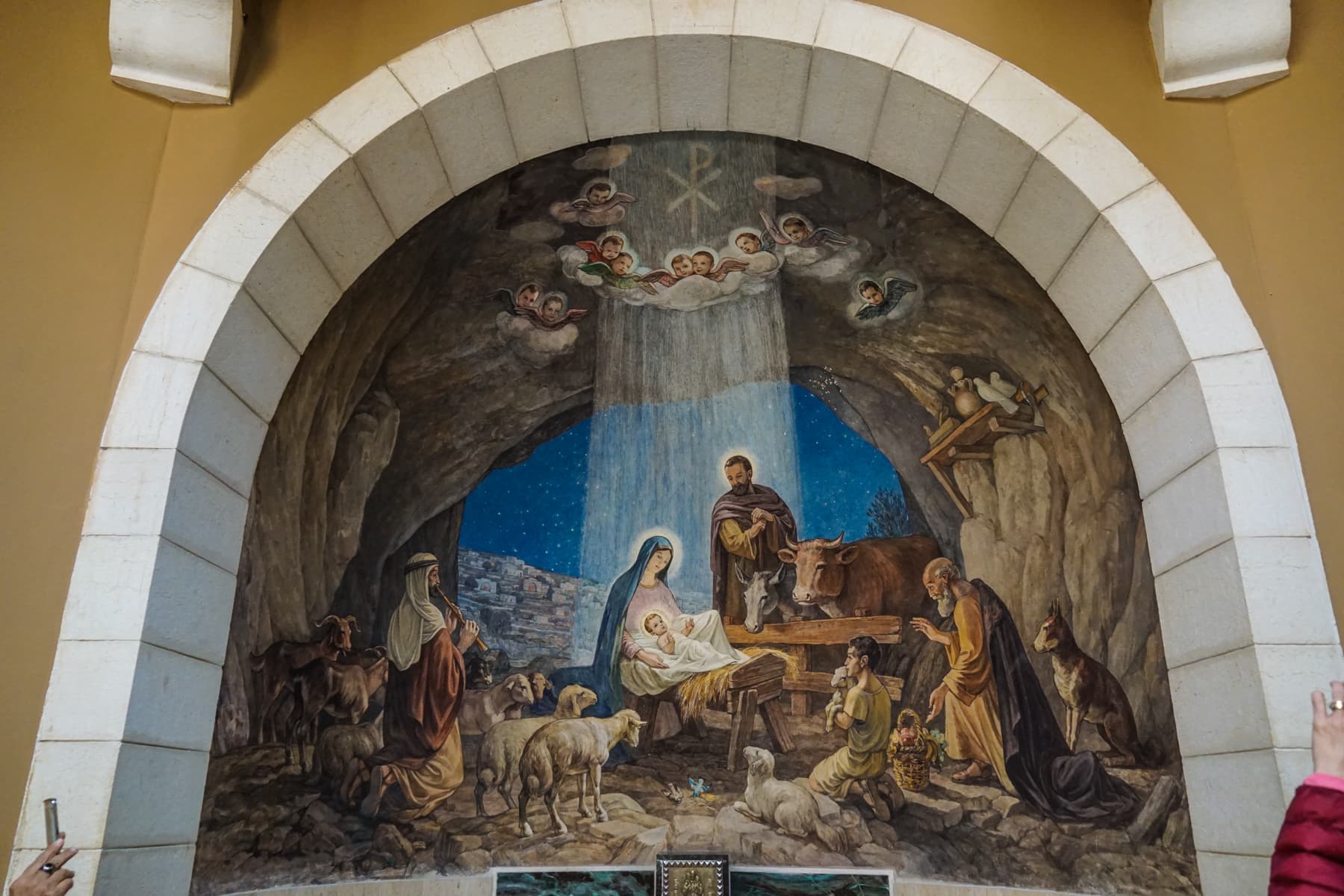 Chapel Shepherds Worshiping Jesus
