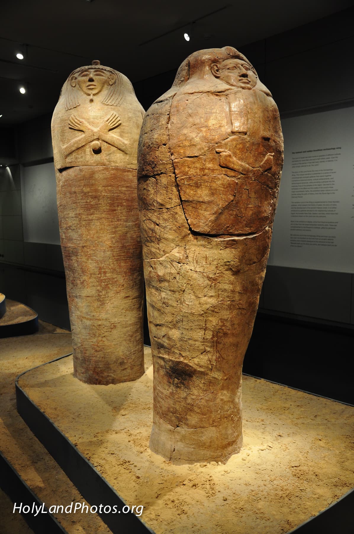 Two Human Like Coffins