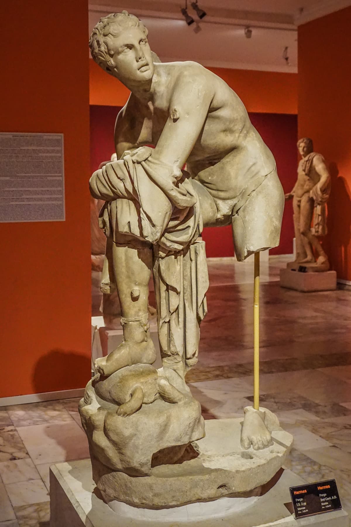 Hermes Binding His Sandal