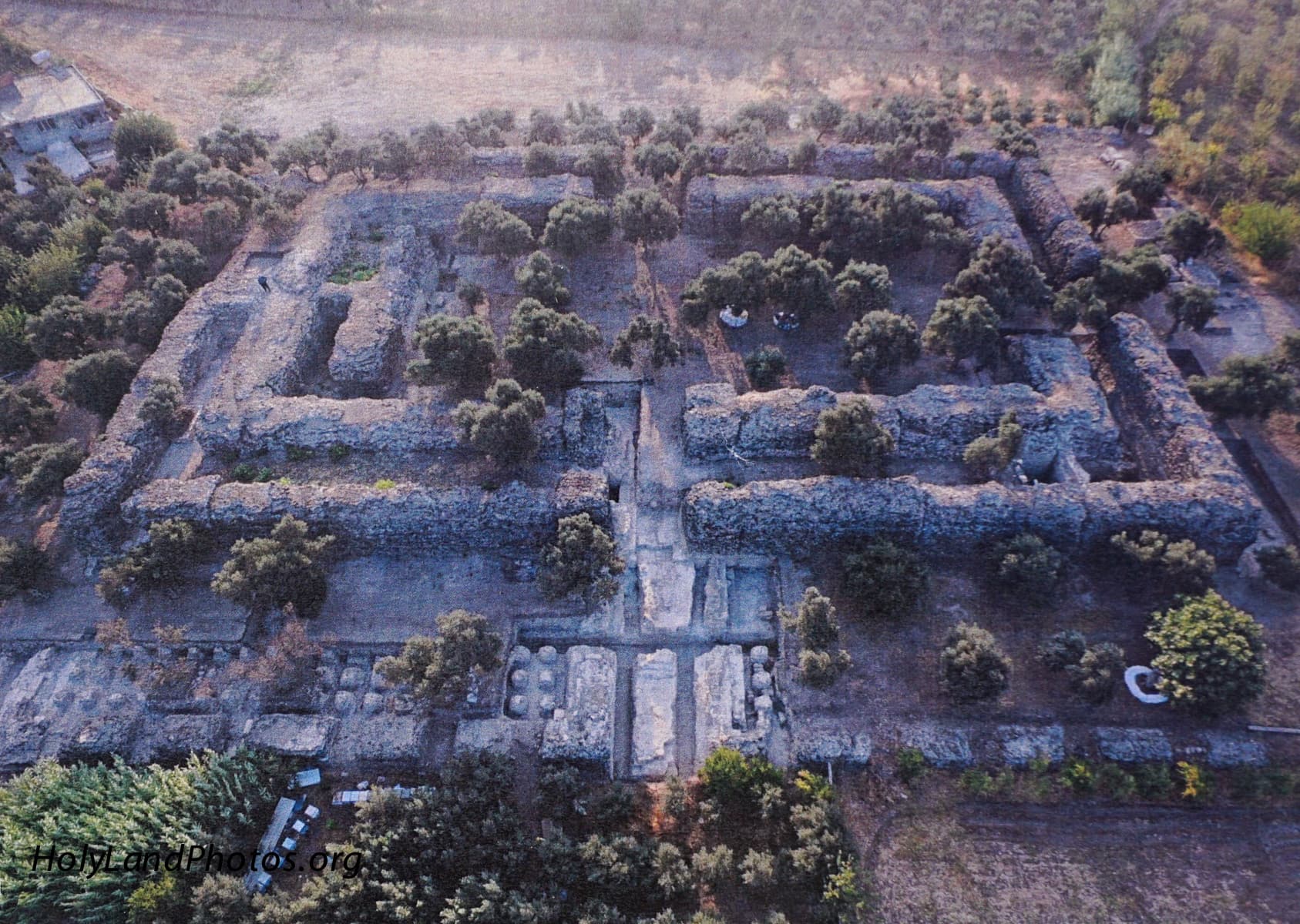 Aerial of Temple