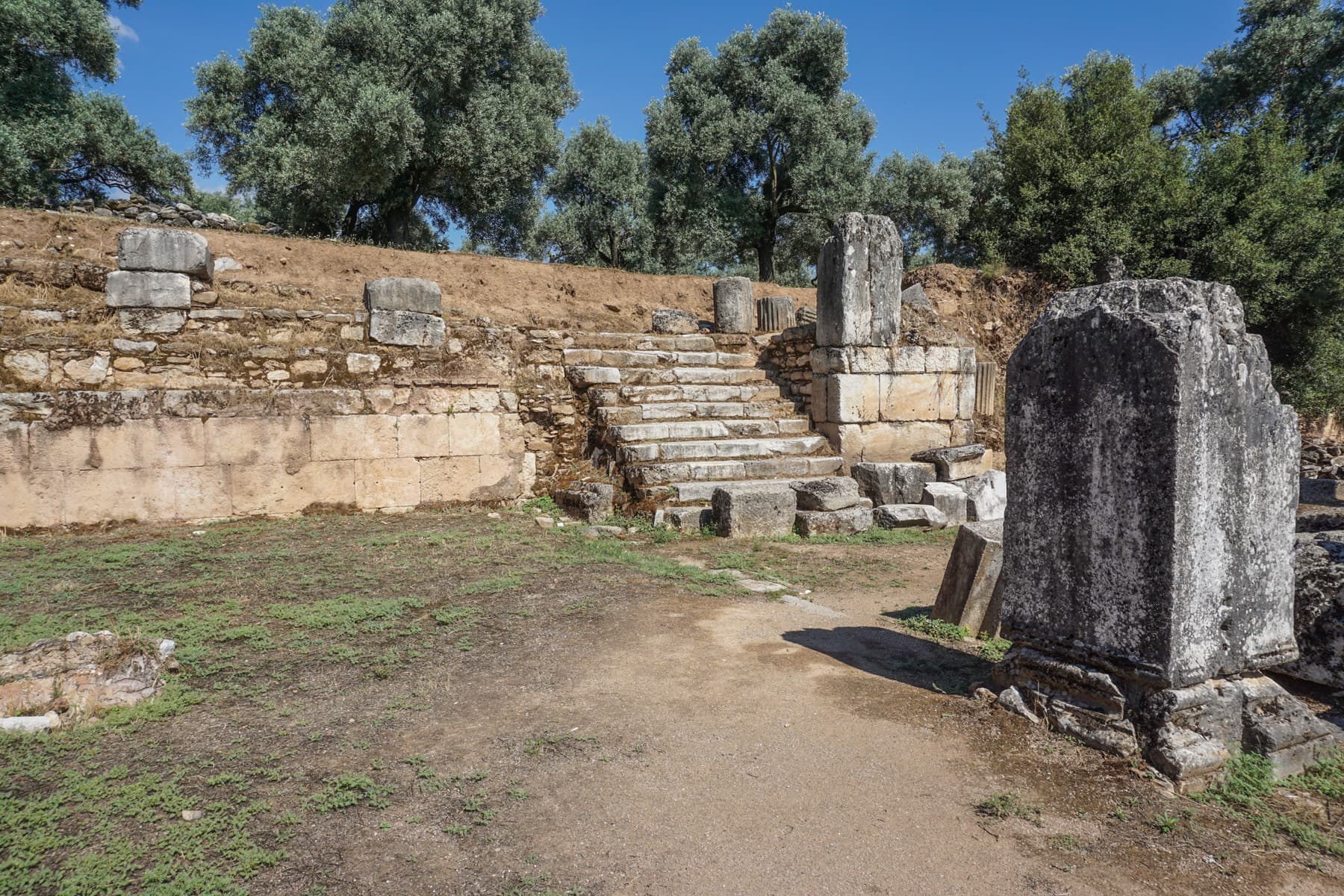 Agora Stoa Staircase