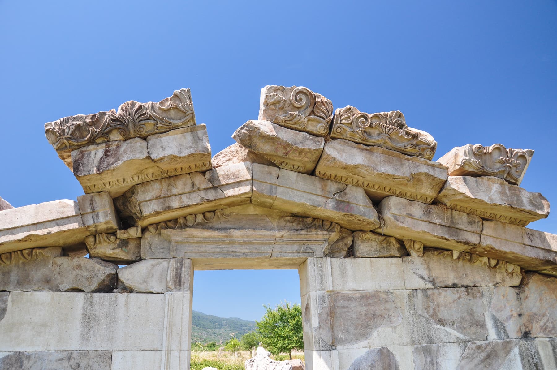 Temple of Artemis Pediment Detail