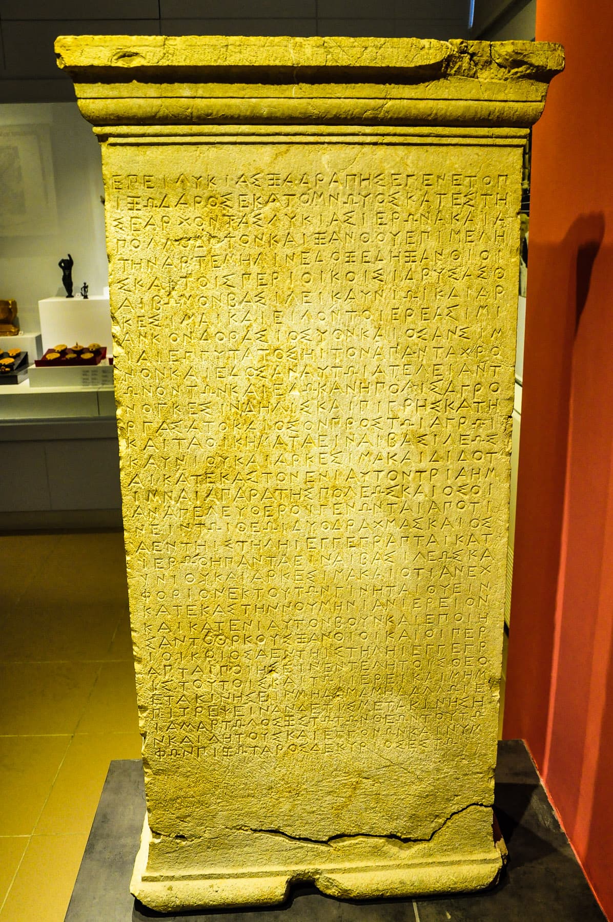 Trilingual Inscription Greek