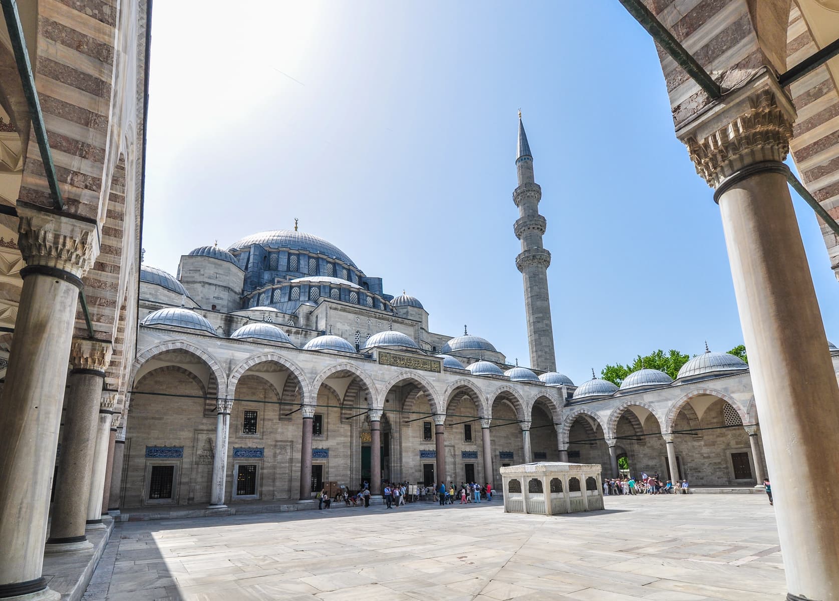 Suleiman Mosque Courtyard