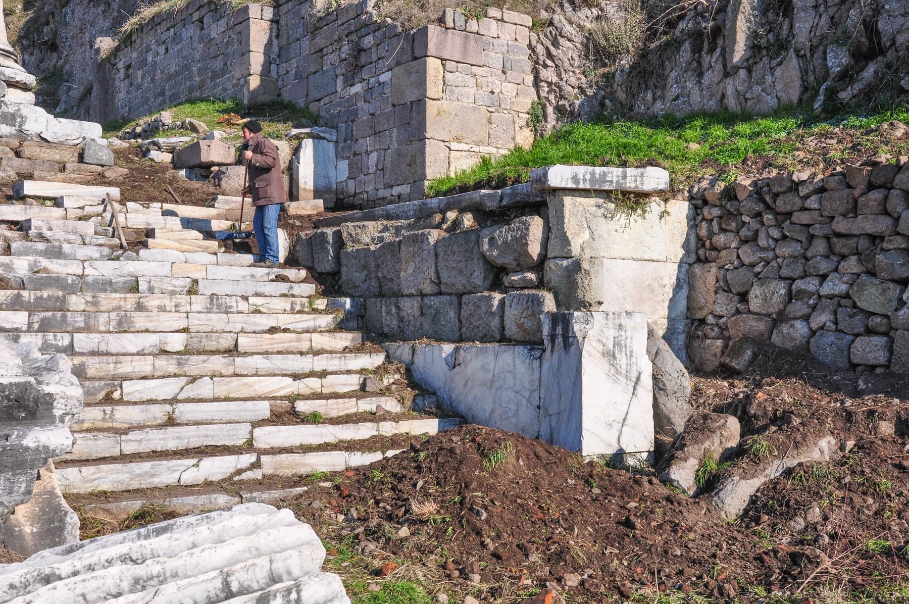 Dionysus Temple Banister