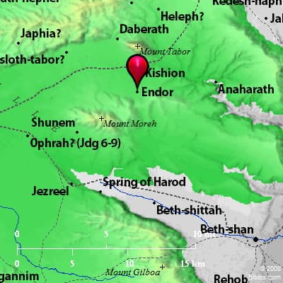 Map or image for En Dor