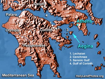 Map or image for Aegina