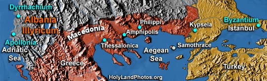 Map or image for Albania