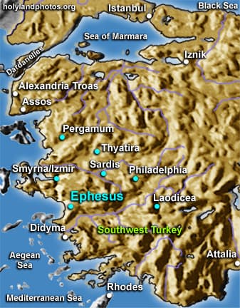Map or image for Ephesus Lower City