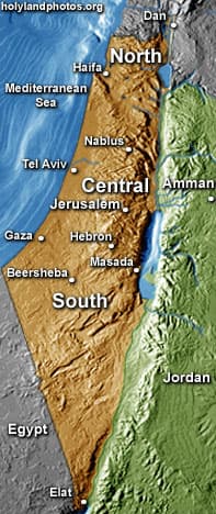 Map or image for Israel
