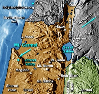 Map or image for Mount Carmel