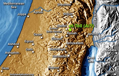 Map or image for et-Tell (Ai?)