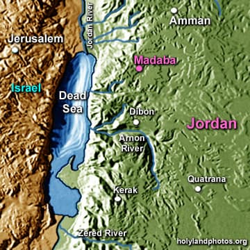 Map or image for Madaba