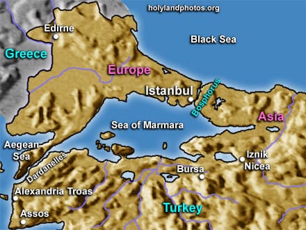 Map or image for Bosphorus