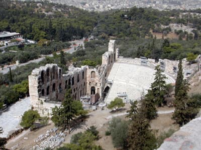 Map or image for Odeion of Herodes Atticus