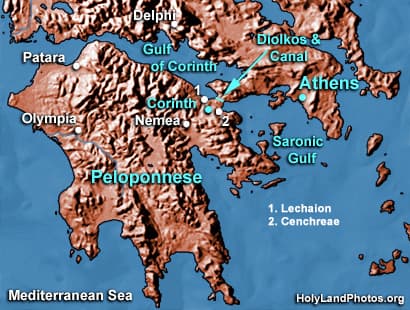 Map or image for Peloponnese