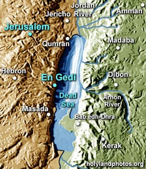 Map or image for En Gedi