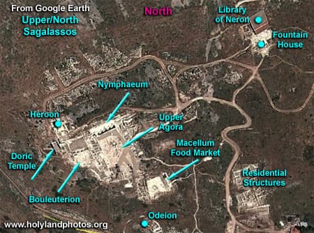 Map or image for Sagalassos Upper Agora