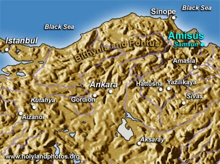 Map or image for Amisus (Samsun)