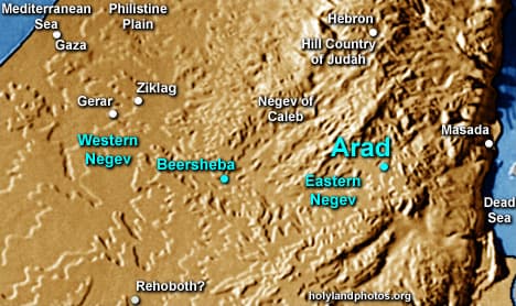 Map or image for Arad (Early Bronze)