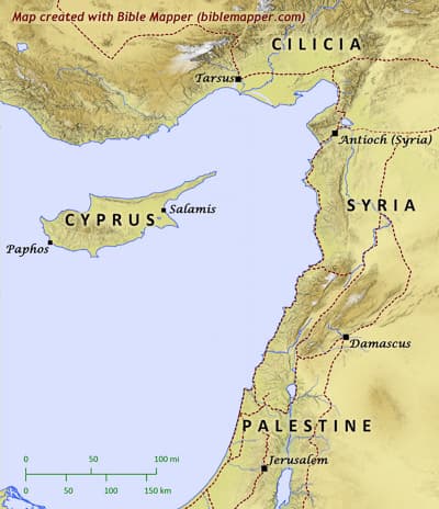 Map or image for Antioch On the Orontes