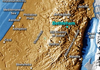 Map or image for Bethlehem Church of the Nativity