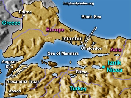 Map or image for Nicea/Iznik