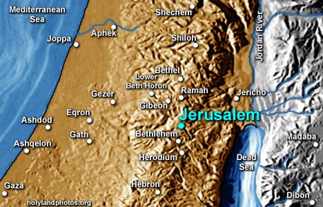 Map or image for Jerusalem (65 folders!)