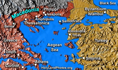 Map or image for Greece North