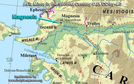 Map or image for Magnesia ad Maeandrum