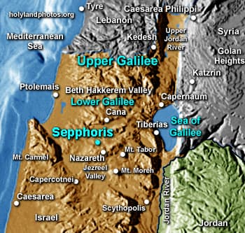 Map or image for Sepphoris Citadel